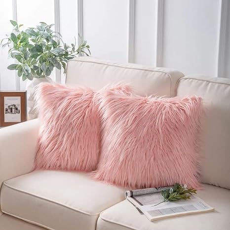 Faux Fur Cushion For Home Decore ( With Filling )