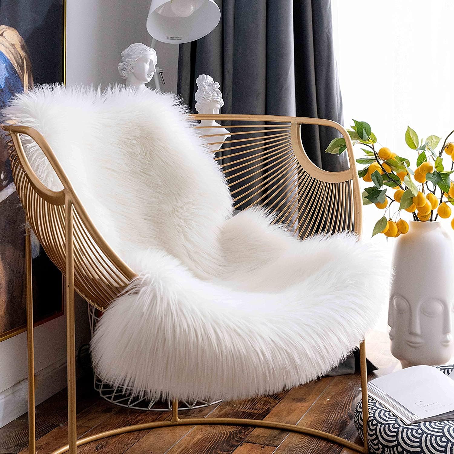 Faux Sheepskin Super Soft, Center Piece ( Rectangle )