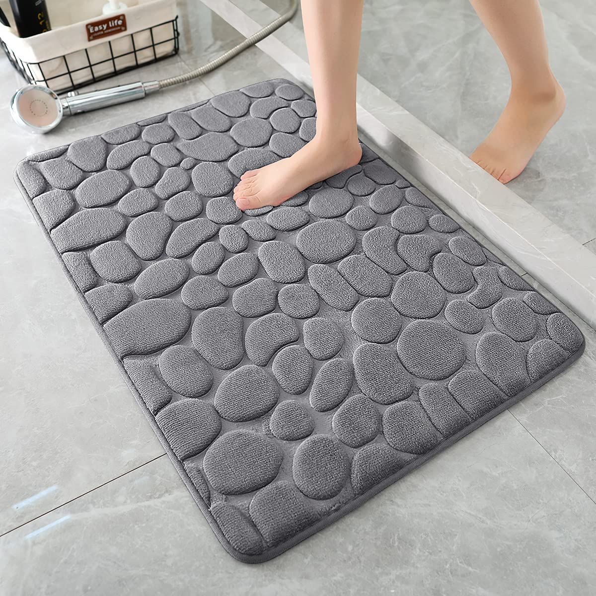 stone Absorbent Floor Mat Non-Slip Foot Mat