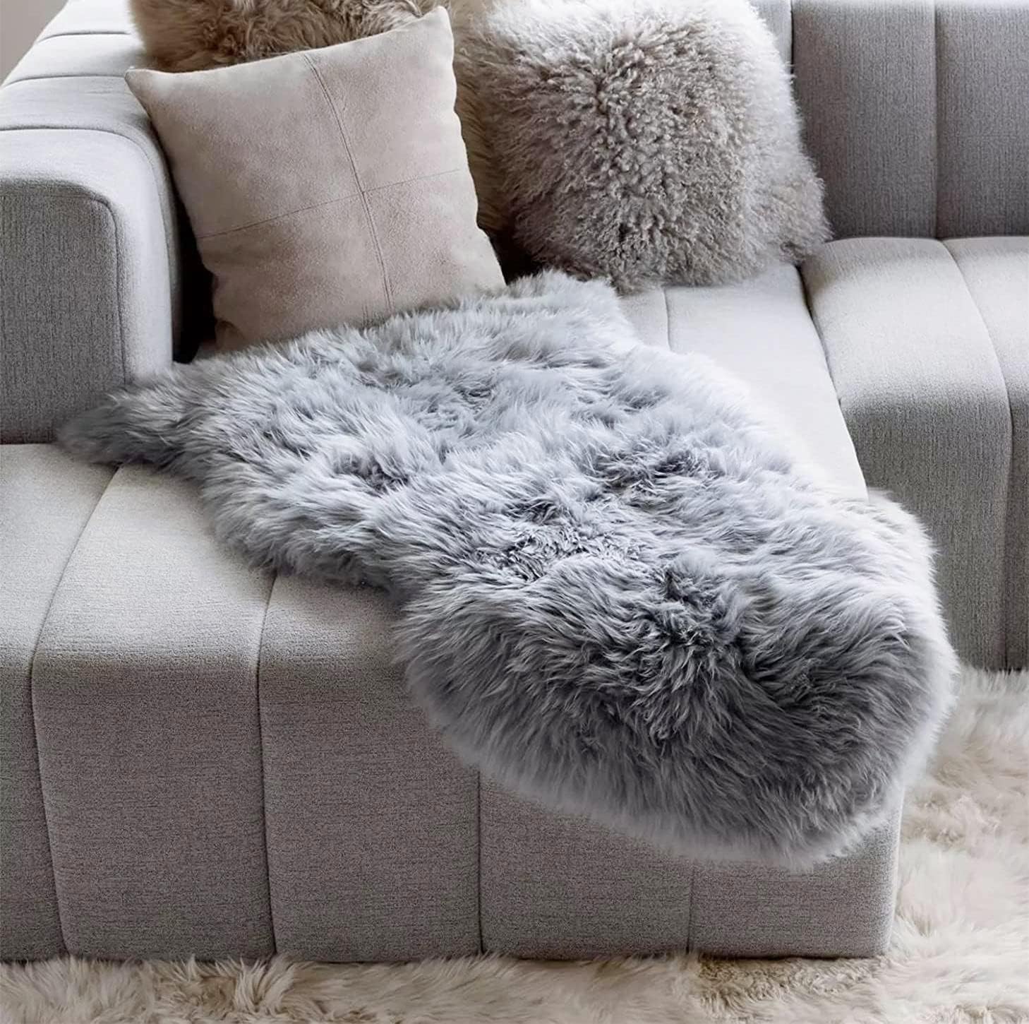 Faux Sheepskin Super Soft, Center Piece ( Rectangle )