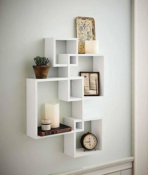 SET OF 4 CUBE INTERSECTING SHELVES (WS116)
