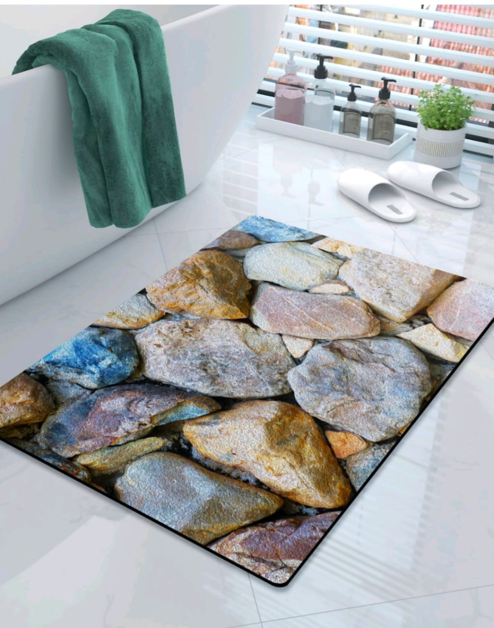 Bath Mat Water Absorbent Non-Slip