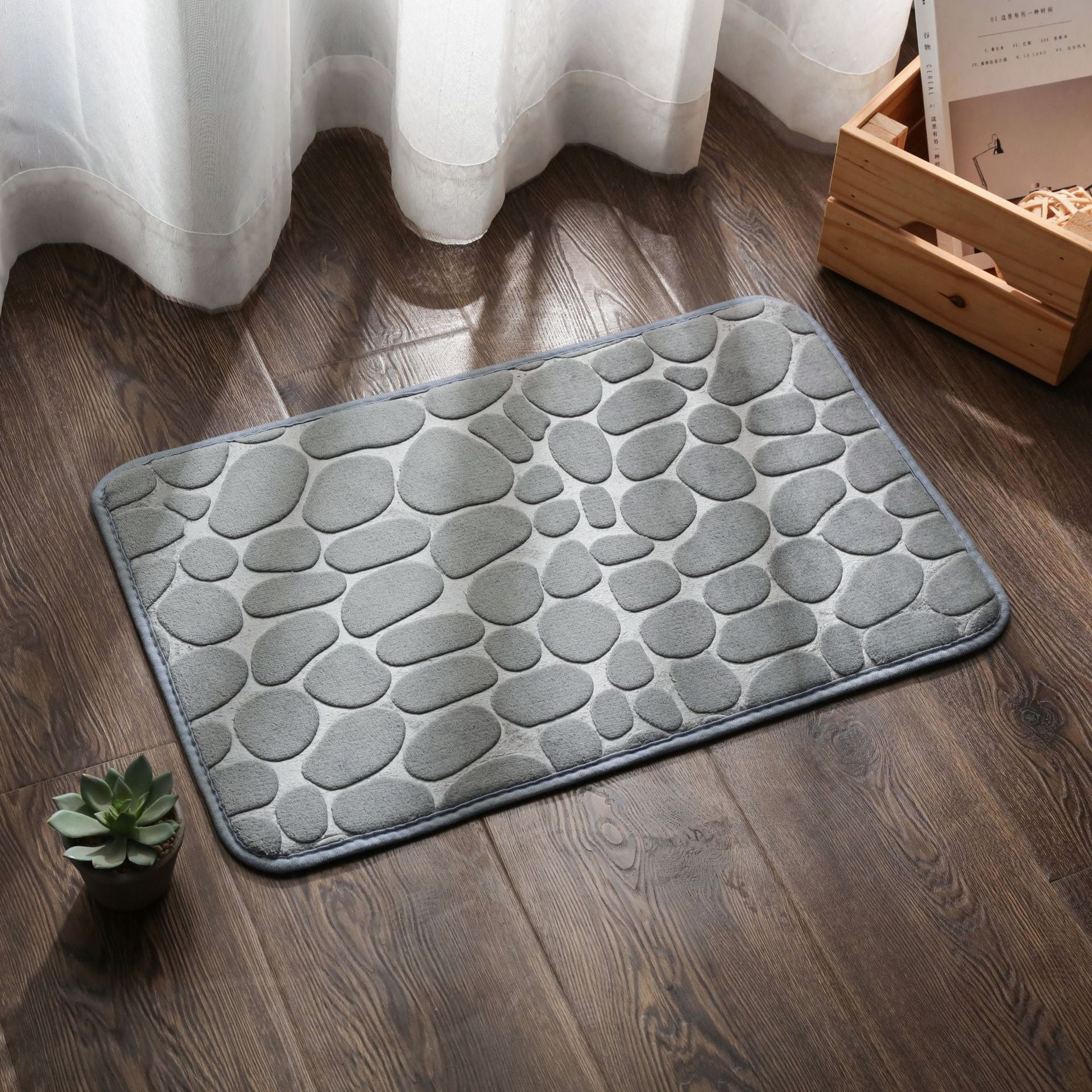 stone Absorbent Floor Mat Non-Slip Foot Mat