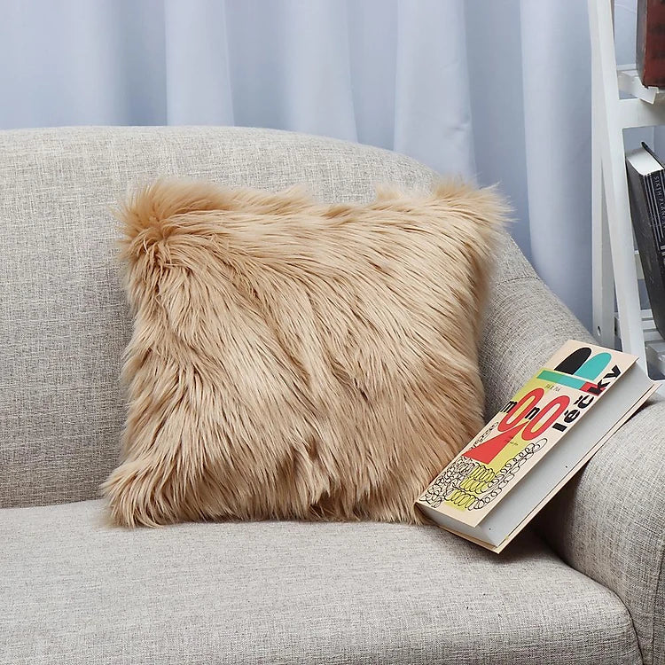 Faux Fur Cushion For Home Decore ( With Filling )