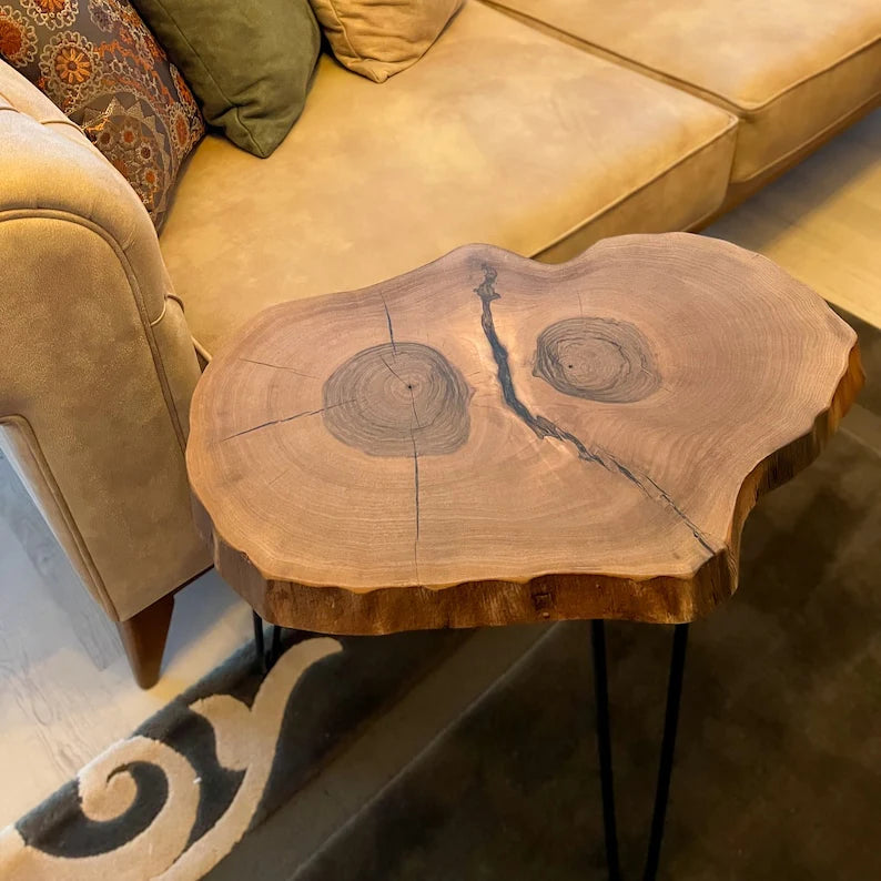 Live Edge Wooden Coffee Table