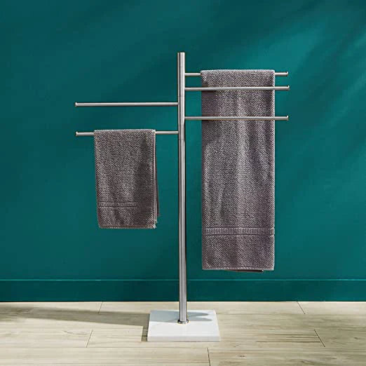 Floor-Standing Towel Holder Rack