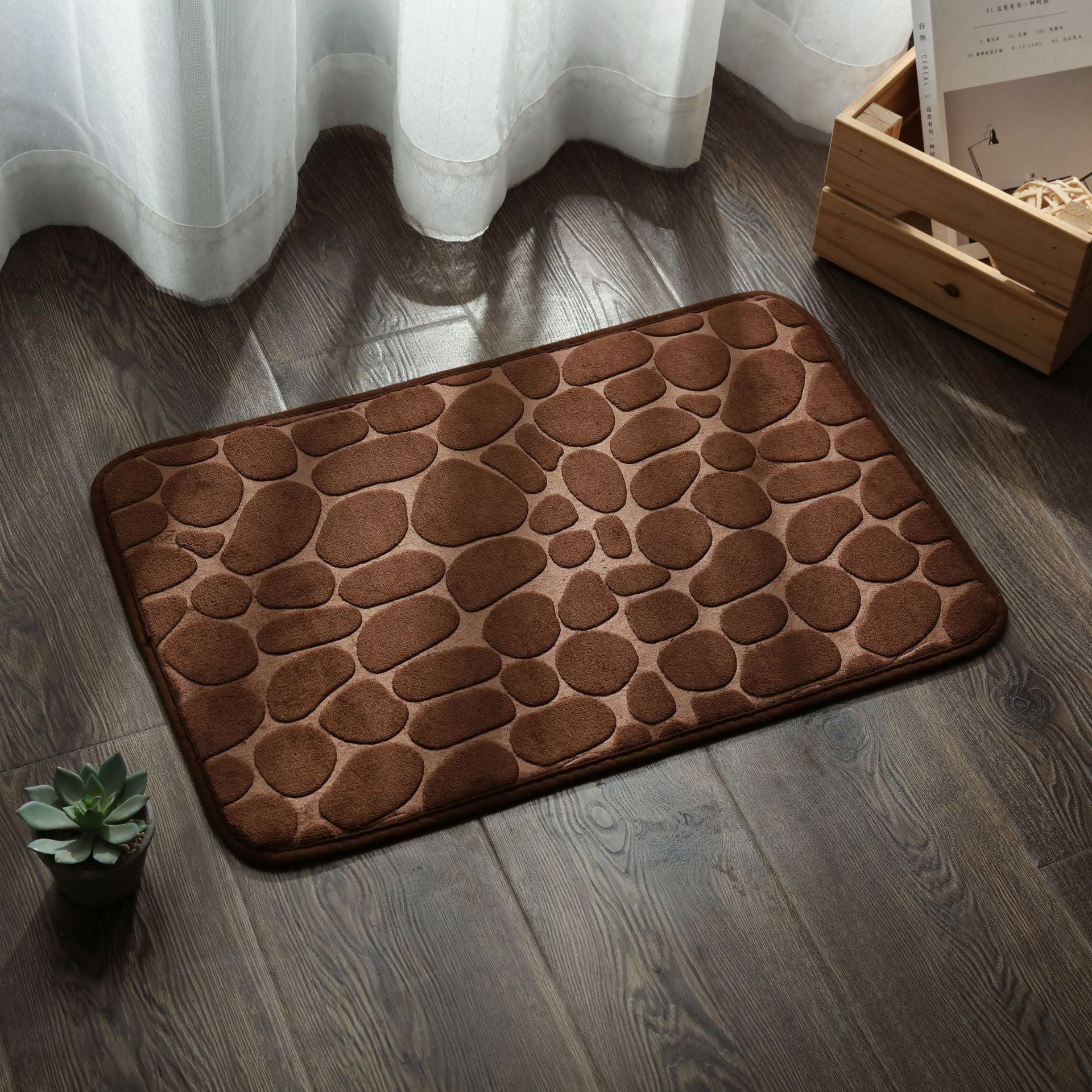 stone Absorbent Floor Mat Non-Slip Foot Mat