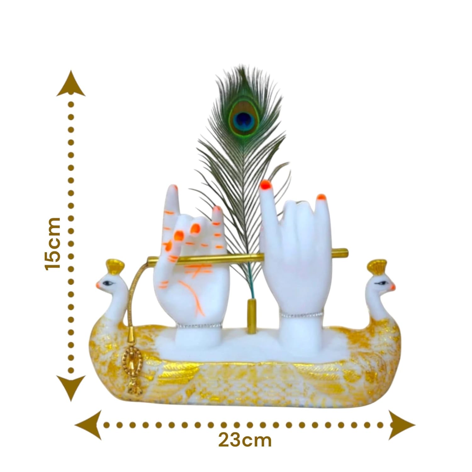 Krishna hands idol decorative figurine for gifting