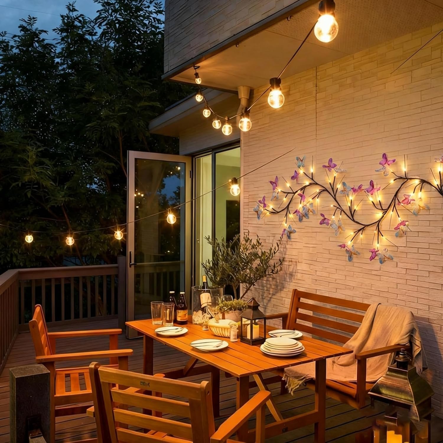 Modern Decorative LED Butterfly Wall Light for Cozy Room