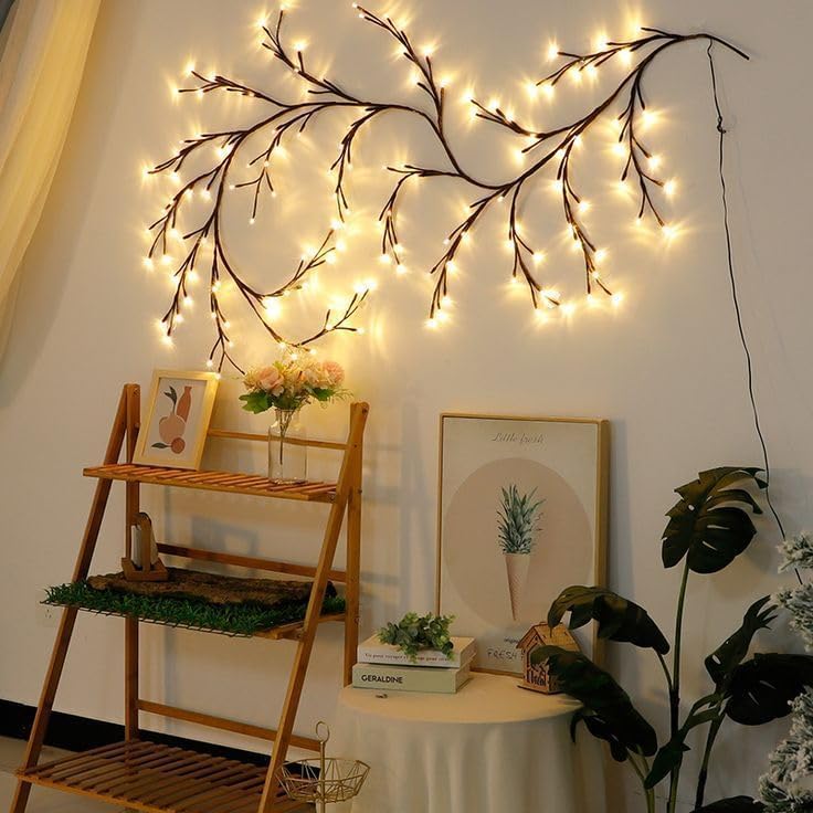 Stylish LED Vine Lights for Bedroom Wall Decoration