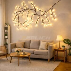Modern LED Willow Vine Lights for Cozy Home Ambiance