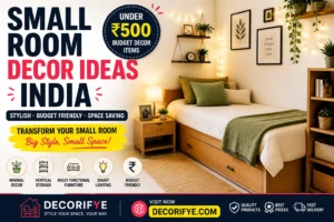 small room decor ideas india budget space saving bedroom setup
