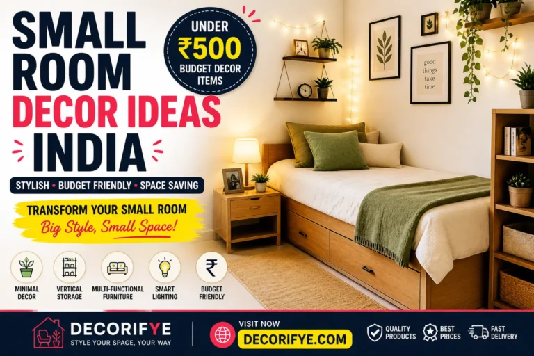 small room decor ideas india budget space saving bedroom setup