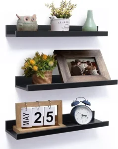 wooden wall shelves for small room decor ideas india
