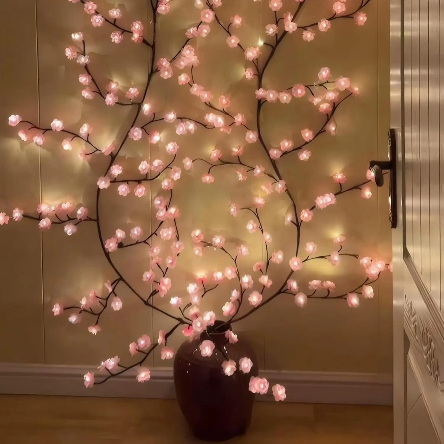 Cherry Blossom LED Tree Lights with Remote Control