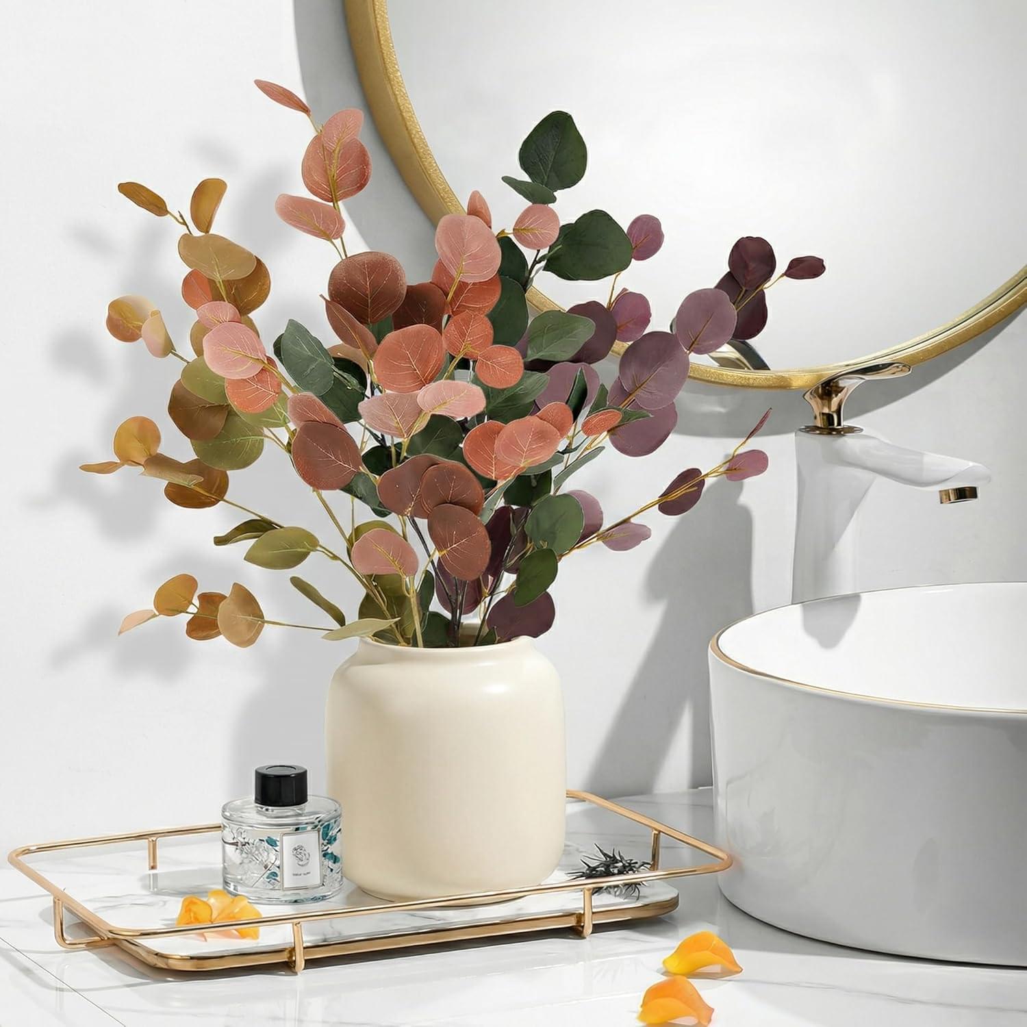 premium artificial eucalyptus flowers for home decoration