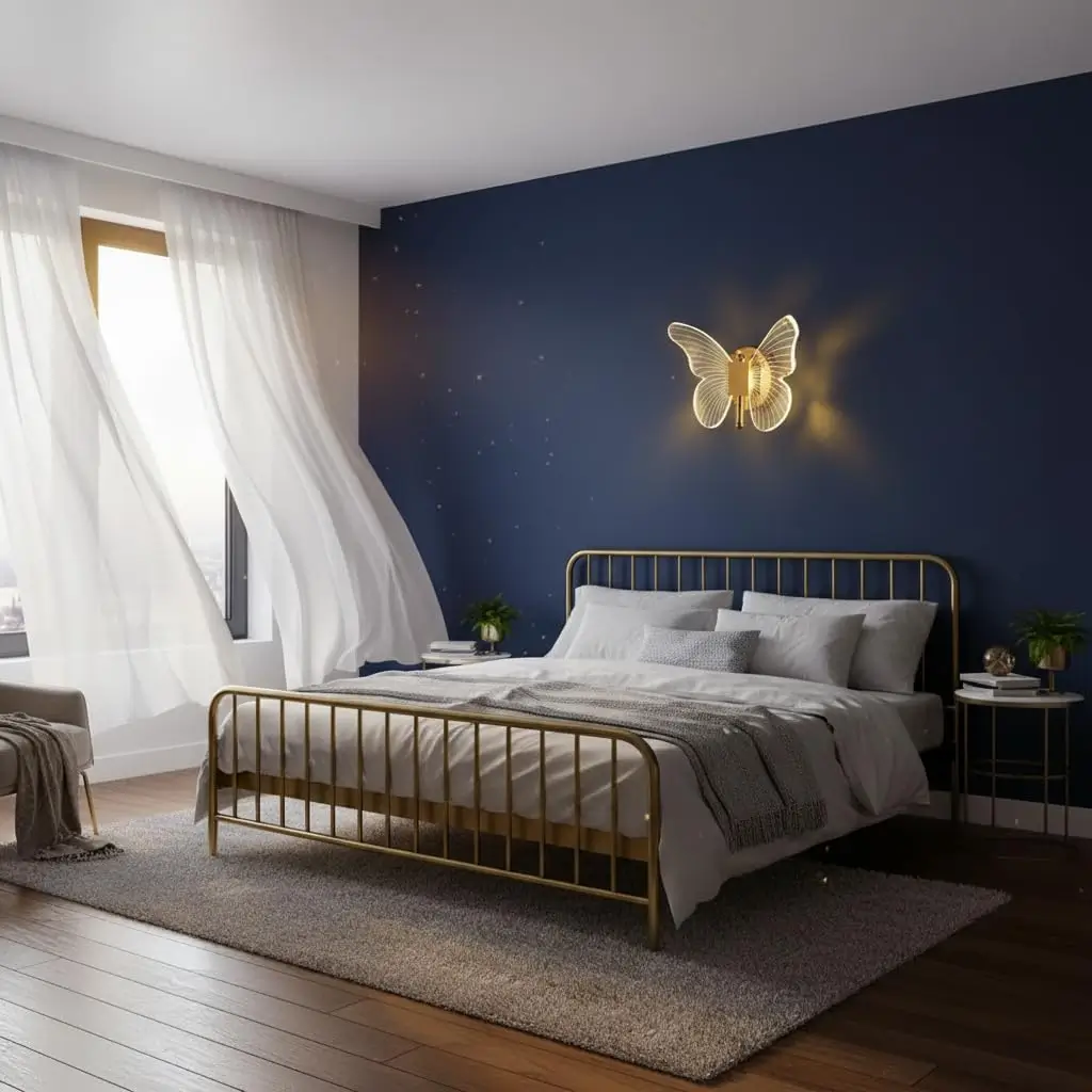 butterfly wall light for home decor LED wall lamp modern design